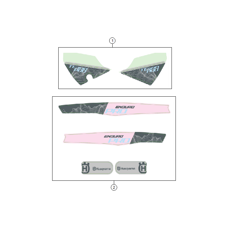 KIT DECO HUSQVARNA 300 TE PRO 2026